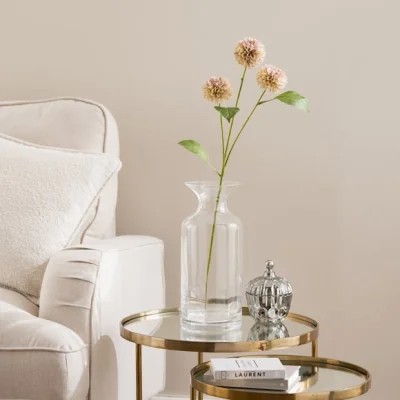 Dunelm Artificial Pom Pom Dahlia Spray