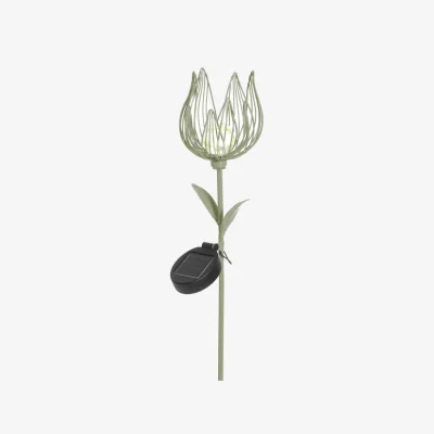 Dunelm Large Solar Metal Flower Garden Stake