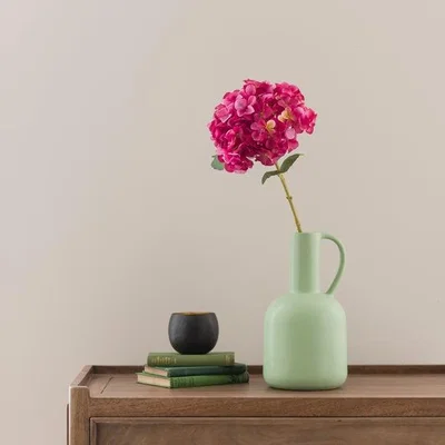 Dunelm Artificial Fuschia Hydrangea Stem