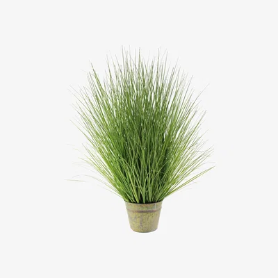 Dunelm Onion Grass 88cm Green Green and Yellow