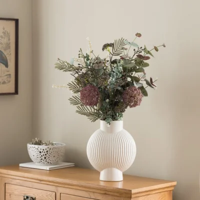 Dunelm Artificial Purple Allium & Jasmine Bouquet