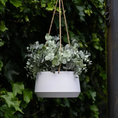 Dunelm Artificial Hanging Eucalyptus in Plant Pot