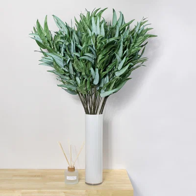 Dunelm Pack of 12 Artificial Green Olive Tree Branch Green