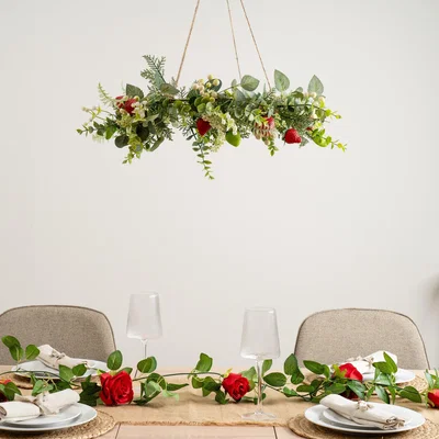 Dunelm Artificial Hanging Strawberry Wreath