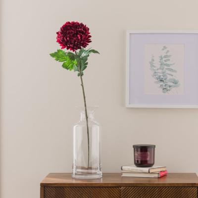 Dunelm Artificial Large Burgundy Chrysanthemum Stem