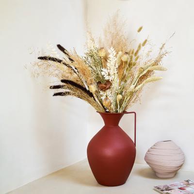 Dunelm Dired Cafe Au Lait Flower Bouquet Natural