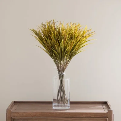 Dunelm Artificial Seeded Vanilla Grass Spray