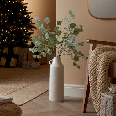 Dunelm Snowy Dollar Eucalyptus Stem Green