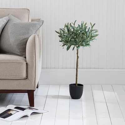 Dunelm Artificial Olive Tree Green 70cm Green
