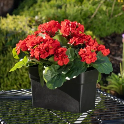 Dunelm Artificial Geranium Trough