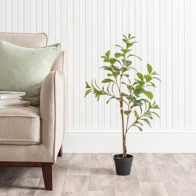 Dunelm Camellia Leaf in Pot Green