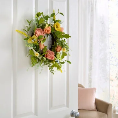 Dunelm Artificial Ditsy Floral Wreath