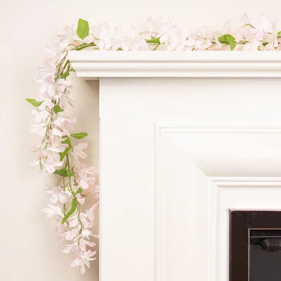 Dunelm Artificial Hydrangea Garland Pink