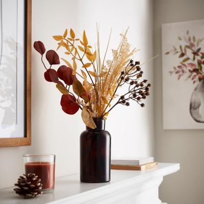 Dunelm Faux Dried Floral Arrangement MultiColoured