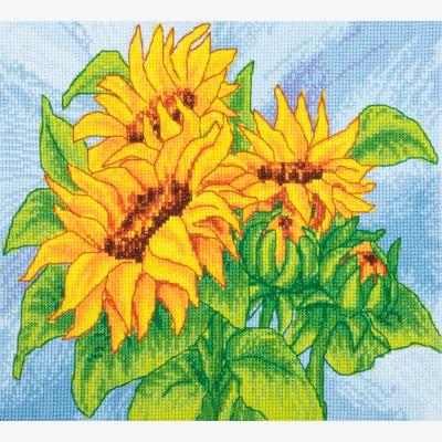 Dunelm Cross Stitch Large Sun Flowers