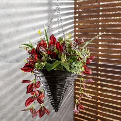 Dunelm Tropical Hanging Cone Brown