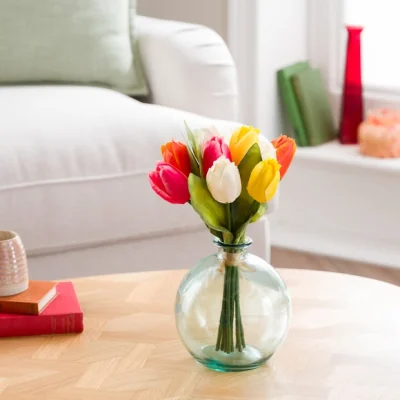 Dunelm Artificial Multicoloured Tulip Bundle