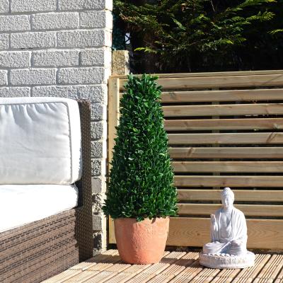 Dunelm Artificial Cone Topiary in Terracotta Pot Green