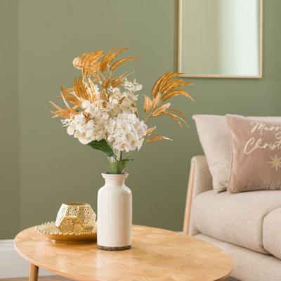 Dunelm Artificial Metallic Hydrangea Bouquet