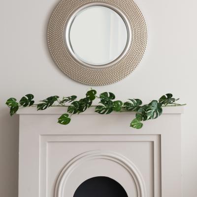 Dunelm Variagated Monstera Garland 135cm Green