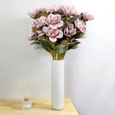 Dunelm Pack of 12 Artificial Mauve Magnolia Spray Purple