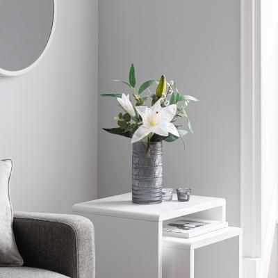 Dunelm Florals Forever Lily and Eucalyptus Bouquet White