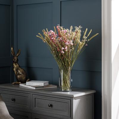 Dunelm Dried Pink Delphinium Bouquet Pink