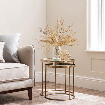 Dunelm Savanna Grass in Glass Vase 58cm Natural