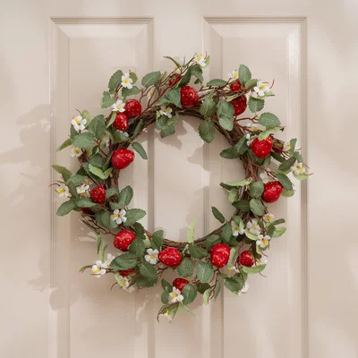 Dunelm Artificial Strawberry Wreath