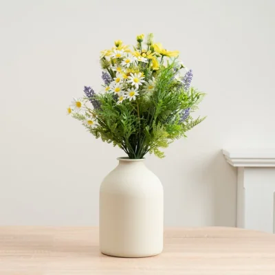 Dunelm Artificial Mixed Spring Floral Bouquet