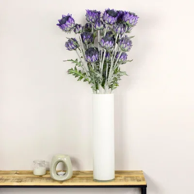 Dunelm Purple Thistle Spray 6 Pack Purple