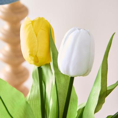 Dunelm Artificial Pastel Tulip Posy