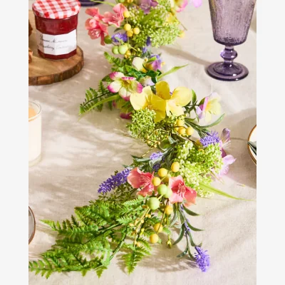 Dibor Hillington Wildflower Garland 180cm