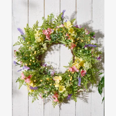 Dibor Hillington Wild Flower Wreath 60cm