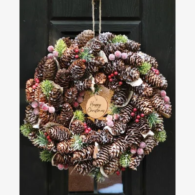 Dibor Personalised Frosted Berries Wreath 36cm