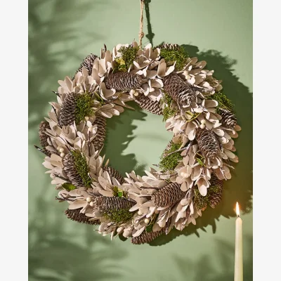 Dibor Islington Natural Indoor Wreath 40cm