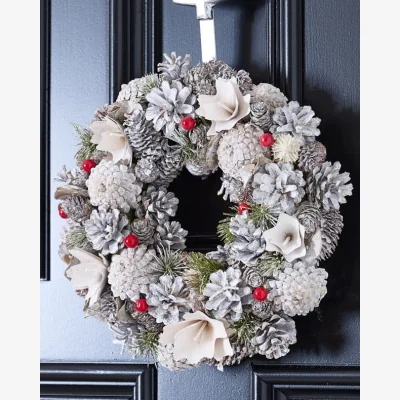 Dibor Red Velvet Berry Wreath 30cm
