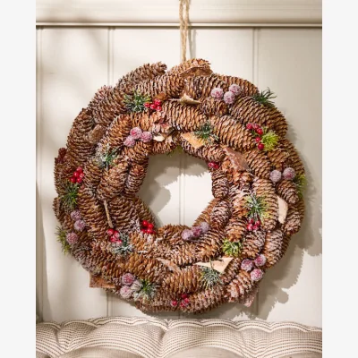 Dibor Indoor Frosted Berries Wreath 36cm