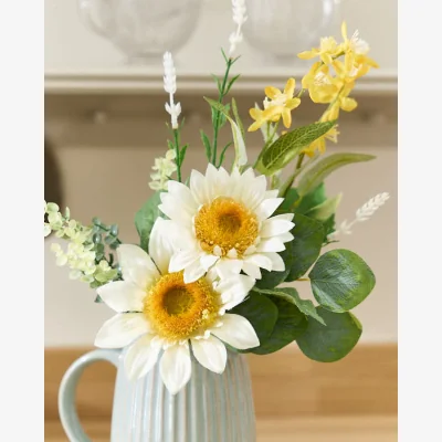 Dibor Artificial Sunflower Spray