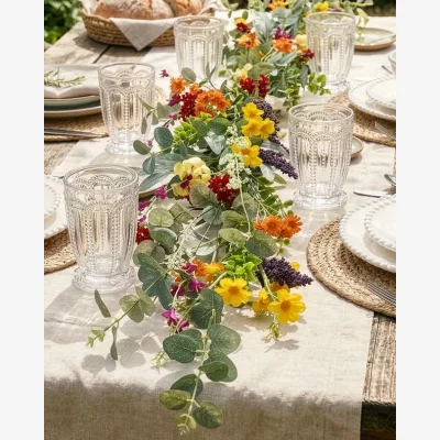 Dibor Wildflower & Eucalyptus Spring Garland