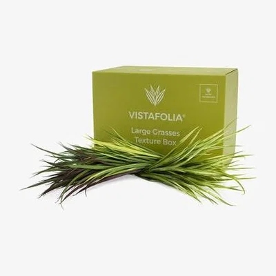 Furniture123 Large Grasses Artificial Flower Box  41 x 29cm - Vistafolia