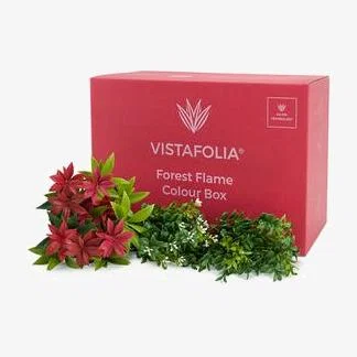 Furniture123 Hot Pink & Green Artificial Flower Box 41 x 29cm Vistafolia