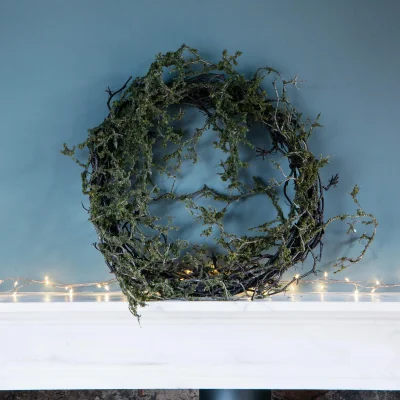 Graham & Green Twig and Moss Wreath