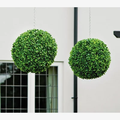 Habitat Garden XP Garden Topiary Balls Art 30CM Grass X2