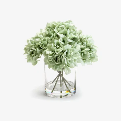 Habitat Habitat Artificial Hydrangea Arrangement in Glass Vase