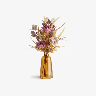 Habitat Habitat Large Coloured Glass Floral Bouquet