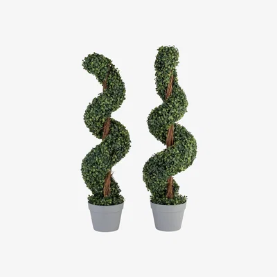 Habitat Garden XP Artificial Spiral Tree - Set of 2