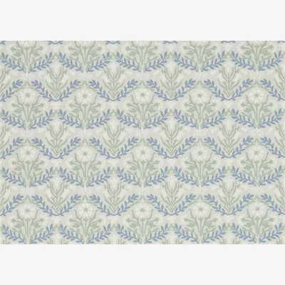 Heal's Morris & Co Morris Bellflowers Grey/Fennel Wallpaper