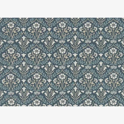 Heal's Morris & Co Morris Bellflowers Indigo/Linen Wallpaper