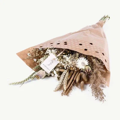 IO Living Wildflower Dried Bouquet Medium Natural